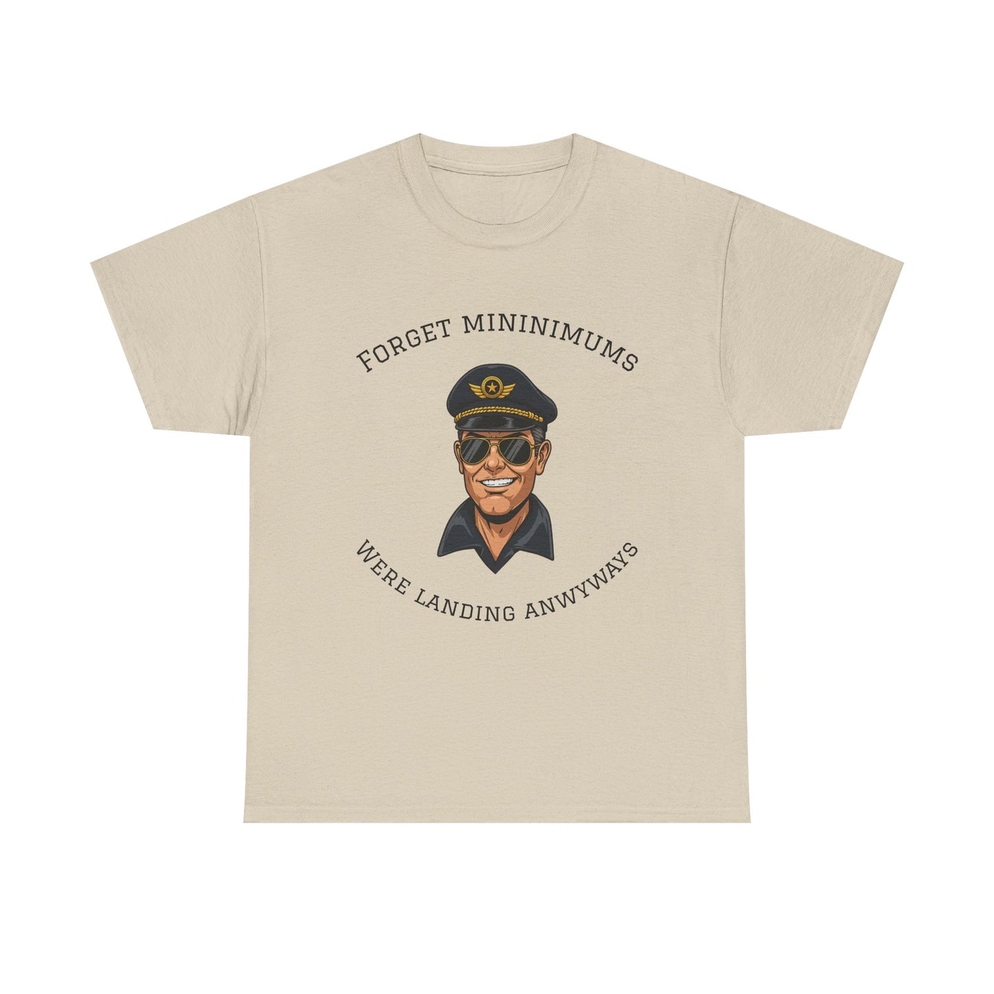Pilot Humor Tee - Forget Minimums, Landing Anyway, Gift for Pilots, Aviation Shirt, Flight Attendant Apparel, Funny Aviation T-Shirt, [...]